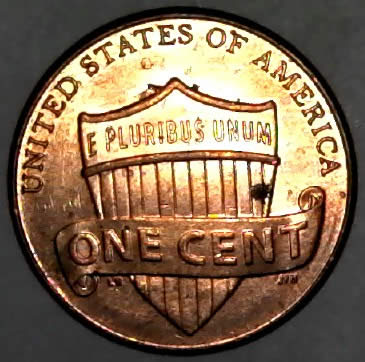 2015-P-Lincoln-Shield-Cent-With-Huge-Weird-Die-Chip!